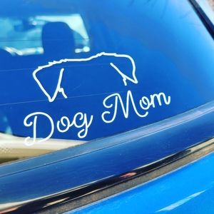 Dog Mom/Dad Vinyl Stickers